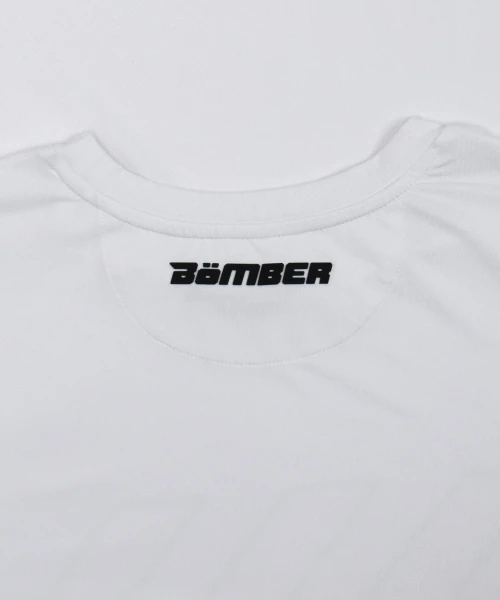 Surge T-Shirt white back logo close-up
