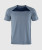 Front flat lay of men’s Elevate performance T-shirt in Navy Heather