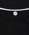 Pinnacle DR Q-Zip black back neck logo detail, close-up view