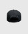 Method Snapback, men's black and white performance mesh-back snapback hat, back view