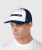 Method Snapback worn by male model, front view