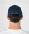 Impact Snapback interior sweatband and construction, close-up view