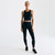 BE Fearless Legging, women's black leggings with high-waisted fit, studio pose