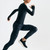 BE Fearless Legging, women's prism black leggings with high-waisted fit, action shot