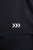 Momentum Active Short, black performance shorts with reflective side graphic, close-up view