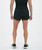 Momentum Active Short, women's black performance training shorts with built-in liner, back view