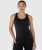 Energize Tank women's black performance tank front view