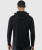 Ascend Hoodie men's black performance hoodie back view