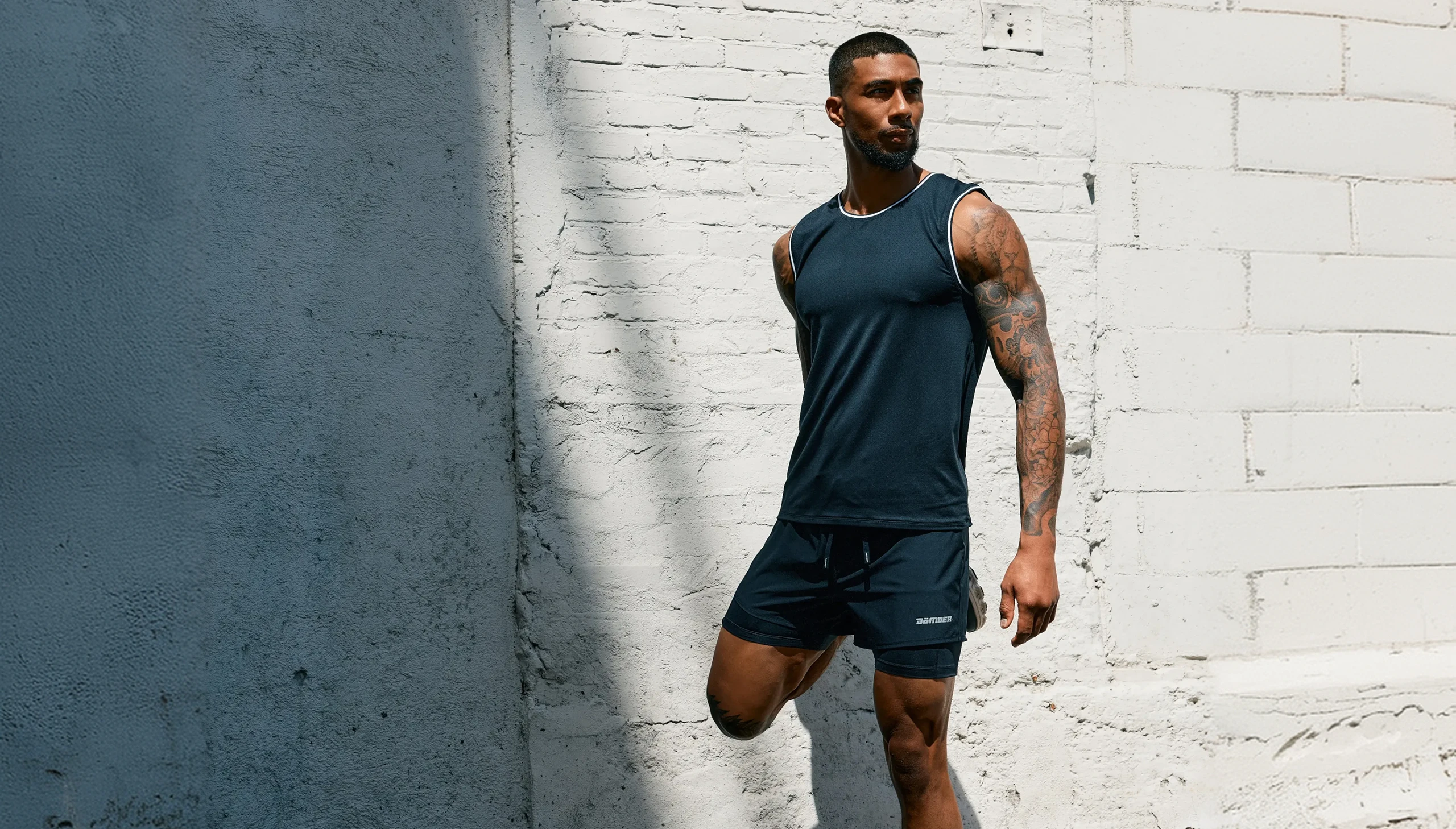 Athlete wearing LuxeGo fabric apparel