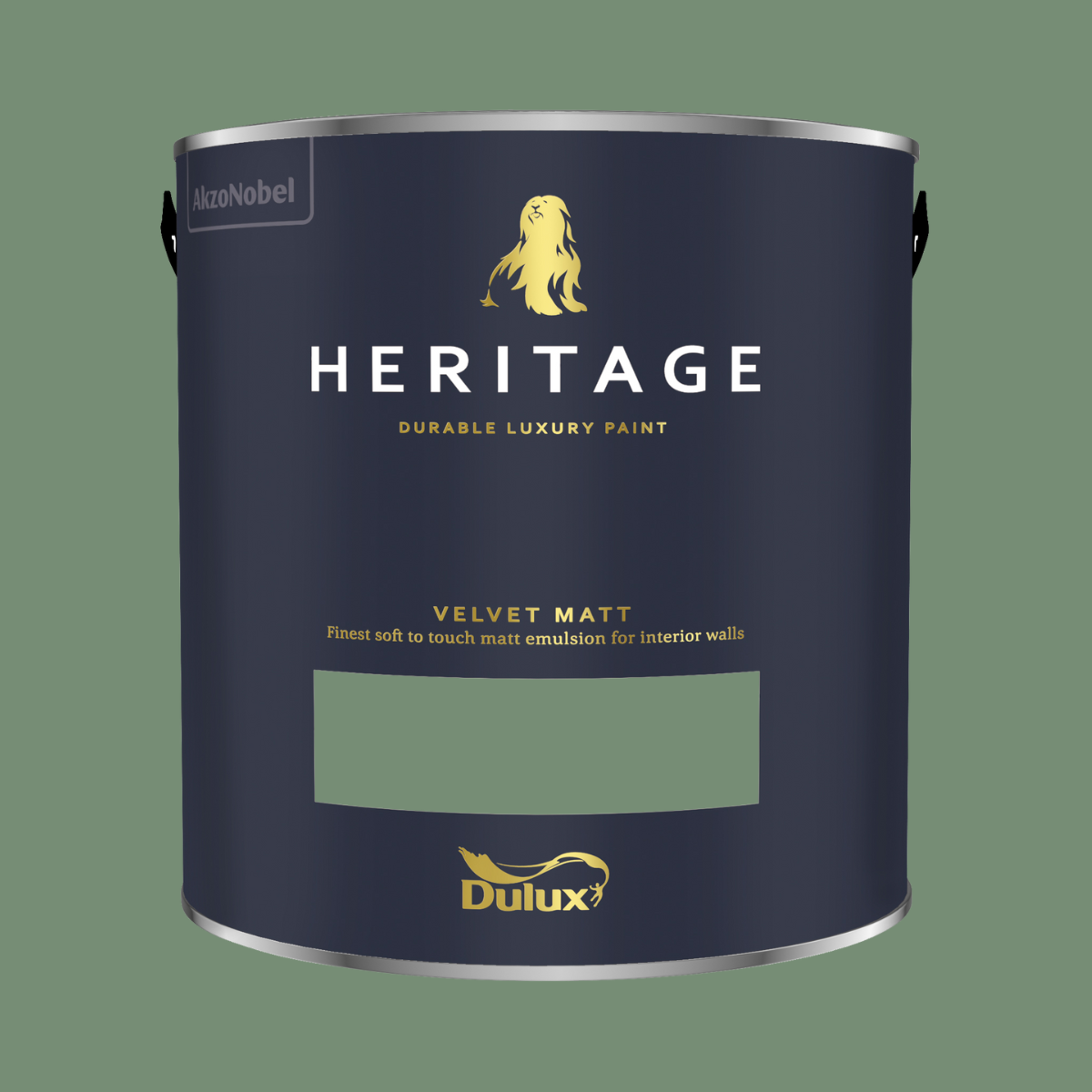 Dulux Heritage Velvet Matt DH Grass Green Next Day Delivery