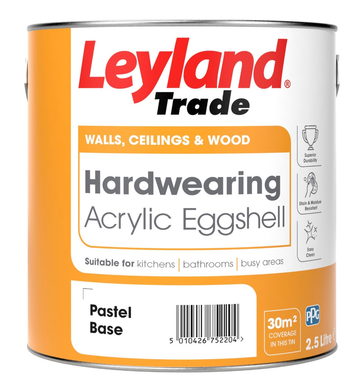 Leyland Acrylic Eggshell Colour Paint Dawes Paints