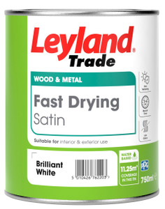 Leyland Fast Drying Satin Brilliant White