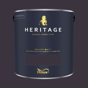 Dulux Heritage Velvet Matt Dark Aubergine