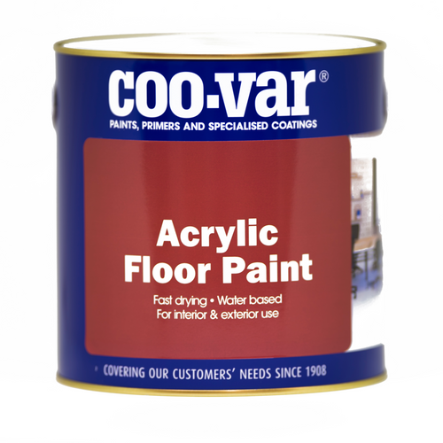 Coo Var Acrylic Floor Paint White 1 L