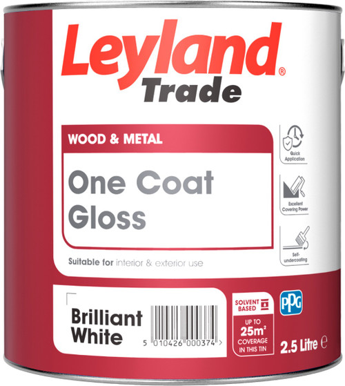 Leyland One Coat Gloss Brilliant White