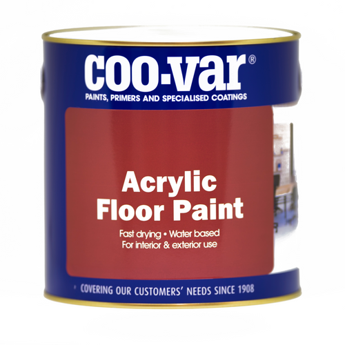 Coo Var Acrylic Floor Paint Black 1 L