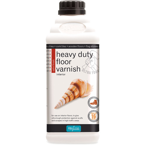 Polyvine 1L Satin Heavy Duty Floor Varnish