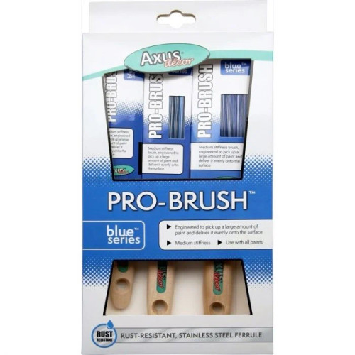 Axus Pro Blue Brush (3 Pack)