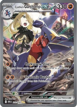 Cynthia's Garchomp ex - 232/182 (POKE24269) (Holofoil) (#232/182)