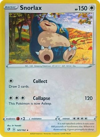 Snorlax - 141/192 (Cosmos Holo) (PTCG-MCAP) (Holofoil) (#141/192)