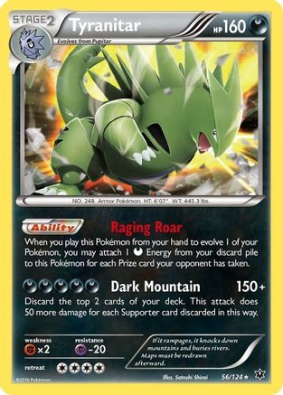 Tyranitar (PTCG-FCO) (Holofoil) (#56/124)