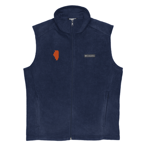 Illinois Men’s Columbia fleece vest