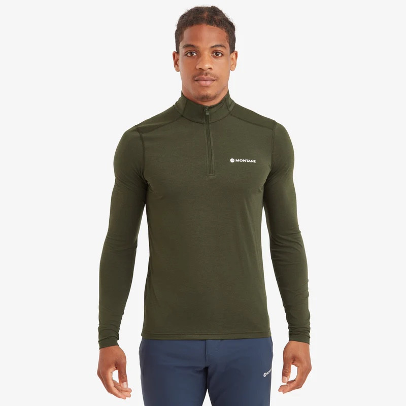Montane Men's Dart XT Zip Neck Thermal Base Layer - Recycled Apex