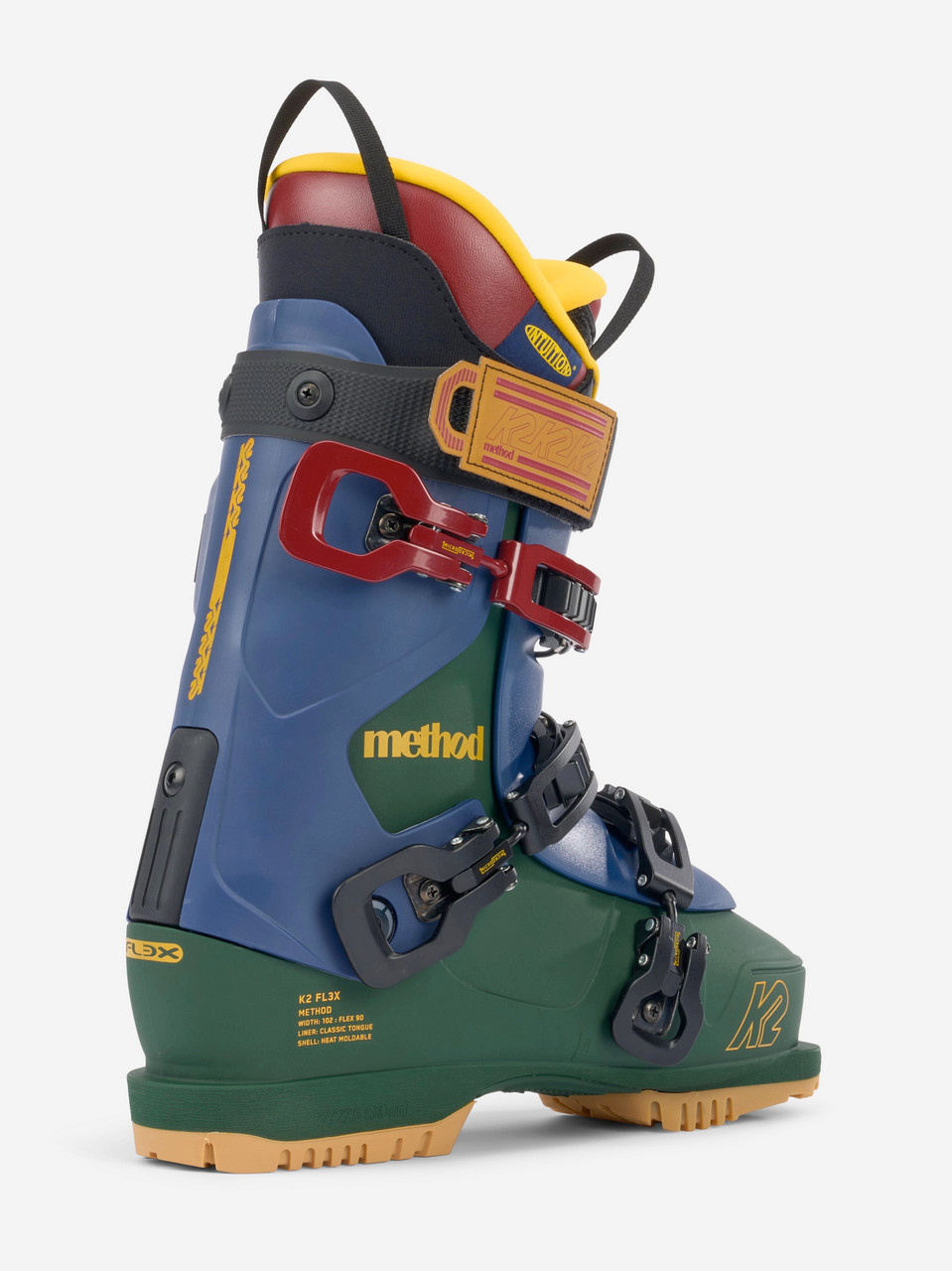 2019 k2 ski boots Revolve TW Luxfit Pro Tour Liners are fully heat moldable K2 Method K2 Ski Boots