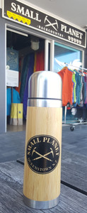 Bamboo Flask- 500ml - Small Planet Logo Bamboo Flask- 500ml - Small Planet Logo
