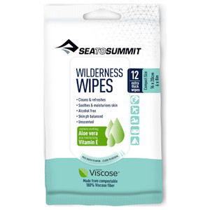 SEA TO SUMMIT WILDERNESS WIPES COMPACT 12 pack nz