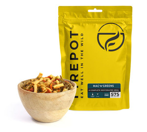 Firepot Mac'N'Greens - Regular Serving dehydrated meal nz Firepot Mac'N'Greens - Regular Serving dehydrated meal nz