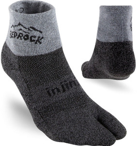 Bedrock (Injinji) Performance Split-Toe Mini Crew Socks granite grey nz Bedrock (Injinji) Performance Split-Toe Mini Crew Socks granite grey nz