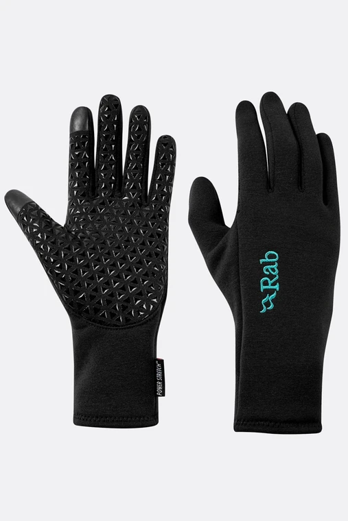 Rab Power Stretch Contact Grip Gloves Women Black