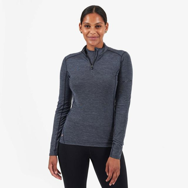 Montane Primino 140 Zip Neck Baselayer Women Black nz