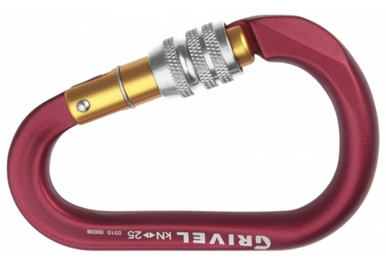 Grivel karabiner - K6N Mega, HMS screwgate