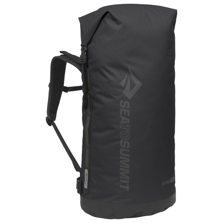 SEA TO SUMMIT BIG RIVER DRY BACKPACK 75L jet black nz