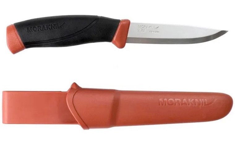 Morakniv Companion bushcraft knife dala red nz