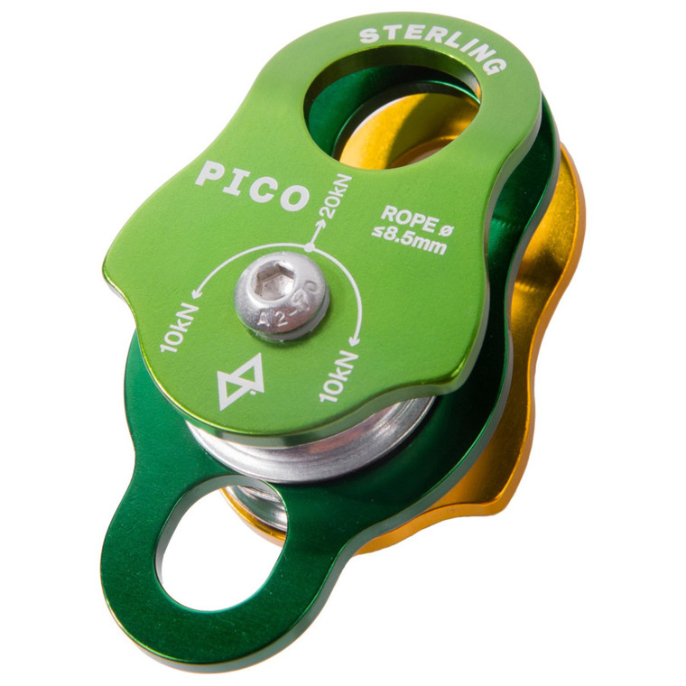 STERLING PICO DOUBLE PULLEY Green climbing nz