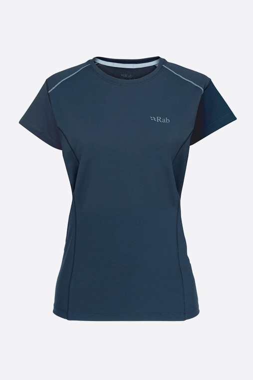 Rab Force Tee Women Tempest Blue nz