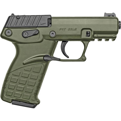 KEL-TEC P17 GREEN 22 LR 3.93" 17-RD SEMI-AUTO PISTOL