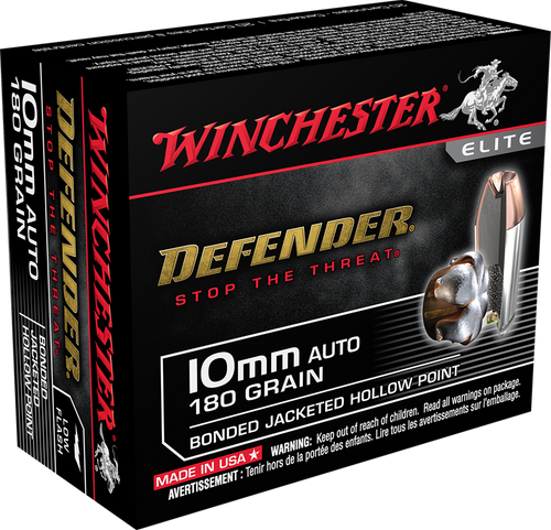 Winchester Ammo Defender, Win S10mmpdb        10mm    180 Bd   Dfn     20/10