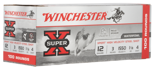 Winchester Ammo Super X, Win Wex1234vp  Xpert    12 3in  4  St   11/8 100/2