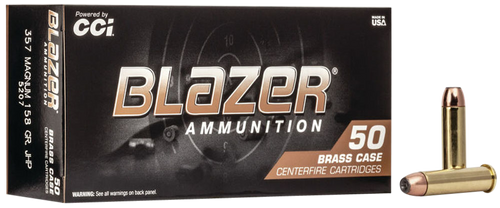 Cci Blazer Brass, Cci 5207    Blazer Brass 357  158 Jhp        50/20