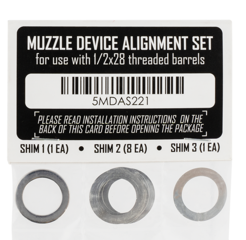 Rugged Suppressor Shim Kit, Rugged Sa001   679639 Shim Kit  5-28 1/2x28