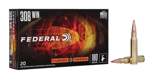 Federal Fusion Tipped, Fed F308tfs3       308     180 Tip Fus       20/10