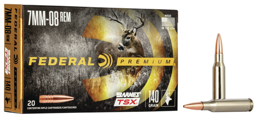 Federal Premium, Fed P708c          7mm08   140 Btsx          20/10