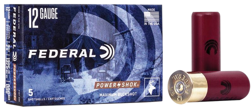 Federal Power-shok, Fed F127000   Pwrshk     12 000       Buck    5/50