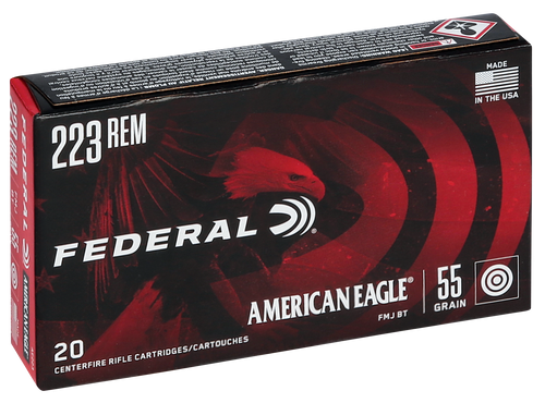 Federal American Eagle, Fed Ae223          223       55 Fmj Bt       20/25