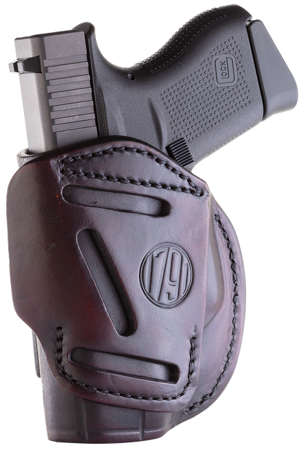 1791 Gunleather 4-way, 1791 4wh-2-sbr-r   4way Iwb/owb Size 2 Signtre Brn