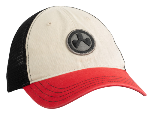 Magpul Industries Corp Icon Patch, Magpul Mag1105-110 Washed Trucker Hat  Stn/blk/red